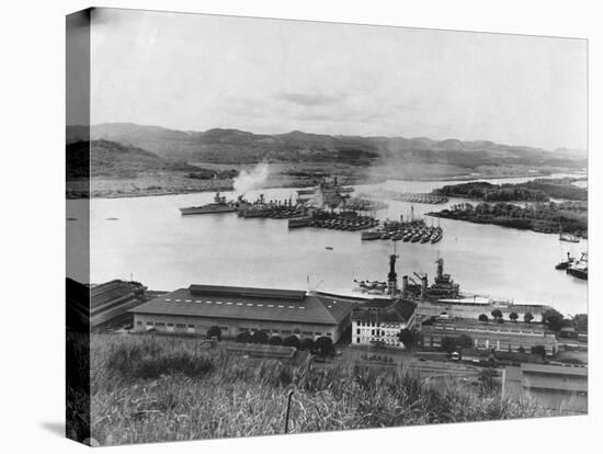 US Fleet in Panama Canal-null-Premier Image Canvas
