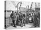 Us Government Health Officers on an Emigrant Ship, Quarantine Point, New York, 1887 (Engraving)-American-Premier Image Canvas