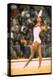 US Gymnast Ludmila Turishcheva Performing a Floor Exercise at the Summer Olympics-John Dominis-Premier Image Canvas