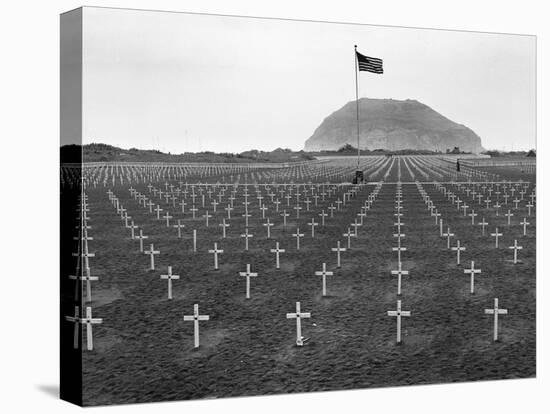 US Marine Cemetery on Iwo Jima-null-Premier Image Canvas