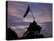 US Marine Corps Memorial is Silhouetted Against the Early Morning Sky in Arlington, Virginia-null-Premier Image Canvas
