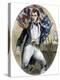 Us Navy Commander Oliver Hazard Perry During the Battle of Lake Erie, War of 1812-null-Premier Image Canvas