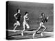 US Runner Wilma Rudolph Winning Women's 100 Meter Race at Olympics-Mark Kauffman-Premier Image Canvas