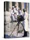 US Sailors Taking Photo at Greek Ruins-John Dominis-Premier Image Canvas