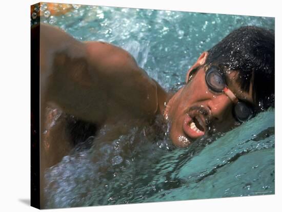 US Swimmer Mark Spitz Training for 1972 Munich Olympics-Co Rentmeester-Premier Image Canvas