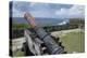 Us Territory of Guam, Umatac. Fort Soledad. Cannon and Philippine Sea-Cindy Miller Hopkins-Premier Image Canvas