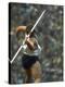 US Track Athlete William Schmidt Throwing Javelin at the Summer Olympics-John Dominis-Premier Image Canvas