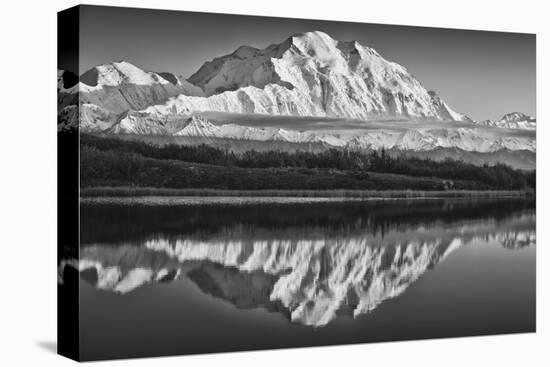 USA, Alaska, Denali, Mt. Mckinley from Wonder Lake-John Ford-Premier Image Canvas