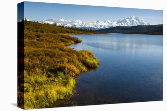 USA, Alaska, Denali National Park, fall colors, Denali-George Theodore-Premier Image Canvas