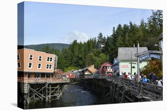 USA, Alaska, Ketchikan, Creek Street-Savanah Stewart-Premier Image Canvas