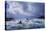 USA, Alaska. Male Sea Kayaker in 17 Ft. Confused Storm Seas Off Chichagof Island in Se Alaska-Gary Luhm-Premier Image Canvas