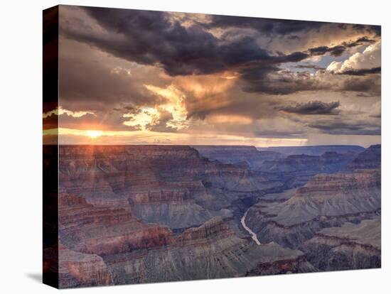 USA, Arizona, Grand Canyon National Park (South Rim), Colorado River from Mohave Point-Michele Falzone-Premier Image Canvas