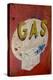 USA, Arizona, Jerome, brightly painted antique gas sign-Kevin Oke-Premier Image Canvas