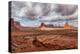 USA, Arizona, Monument Valley, under Clouds-John Ford-Premier Image Canvas