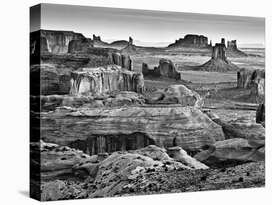 USA, Arizona, Monument Valley, View from Hunt's Mesa at Dawn-Ann Collins-Premier Image Canvas