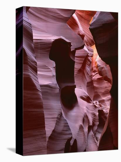 USA, Arizona, Navajo Tribal Park, Erosion of Navajo Sandstone of Lower Antelope Canyon-John Barger-Premier Image Canvas