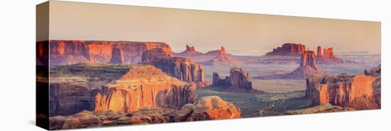 USA, Arizona, View Over Monument Valley from the Top of Hunt's Mesa-Michele Falzone-Premier Image Canvas