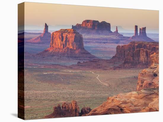 USA, Arizona, View Over Monument Valley from the Top of Hunt's Mesa-Michele Falzone-Premier Image Canvas