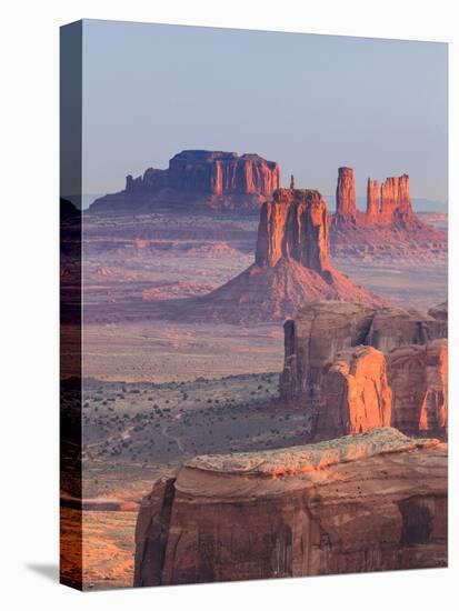 USA, Arizona, View Over Monument Valley from the Top of Hunt's Mesa-Michele Falzone-Premier Image Canvas