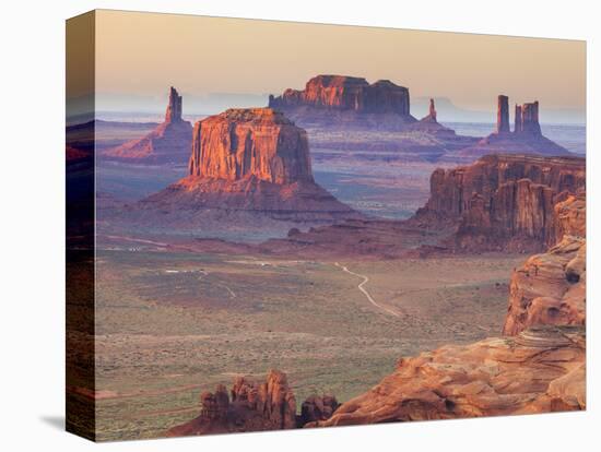 USA, Arizona, View Over Monument Valley from the Top of Hunt's Mesa-Michele Falzone-Premier Image Canvas