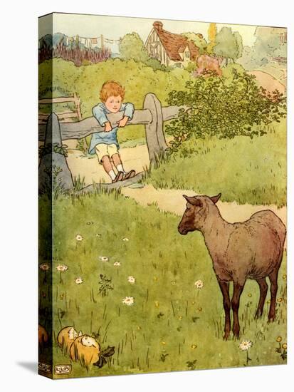 USA Baa Baa Black Sheep Book Plate-null-Premier Image Canvas