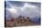 USA, California, Alabama Hills. Storm Clouds over Lone Pine Peak-Don Paulson-Premier Image Canvas