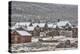 USA, California, Bodie. Abandoned Buildings in Snowfall-Don Paulson-Premier Image Canvas