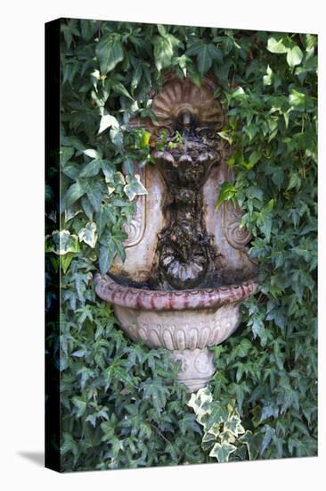 USA, California, Carmel. Holman Ranch Hacienda Fountain-Kymri Wilt-Premier Image Canvas