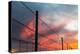 USA, California, Central Valley, Vernalis, off Route 132, sunset-Alison Jones-Premier Image Canvas