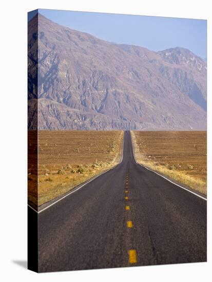 USA, California, Death Valley National Park, Badwater Road Landscape-Walter Bibikow-Premier Image Canvas