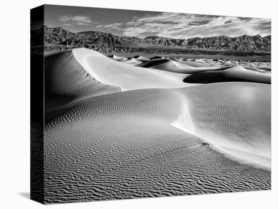 USA, California, Death Valley National Park, Morning Sun Hits Mesquite Flat Dunes-Ann Collins-Premier Image Canvas