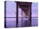 USA, California, La Jolla, Dawn under Scripps Pier at La Jolla Shores-Ann Collins-Premier Image Canvas