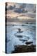USA, California, La Jolla. Ocean waves and rocks at dusk-Ann Collins-Premier Image Canvas