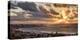 USA, California, La Jolla, Panoramic View of La Jolla Shores and the Village at Sunset-Ann Collins-Premier Image Canvas