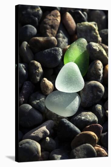 USA, California, La Jolla. Sea glass on cobblestone beach.-Jaynes Gallery-Premier Image Canvas