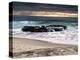 USA, California, La Jolla. Sunset on Rainy Day at North End of Windansea Beach-Ann Collins-Premier Image Canvas