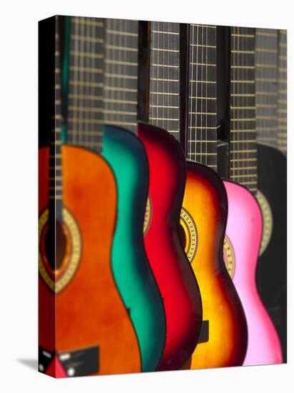 USA, California, Los Angeles, El Pueblo De Los Angeles, Guitars-Alan Copson-Premier Image Canvas