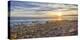 USA, California, Malibu. Sunset as seen from County Line Beach.-Christopher Reed-Premier Image Canvas