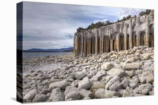 USA, California, Mono County. Volcanic Rock Pillars-Dennis Flaherty-Premier Image Canvas