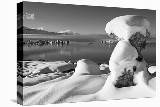 USA, California, Mono Lake. Snow-Covered Tufa-Dennis Flaherty-Premier Image Canvas