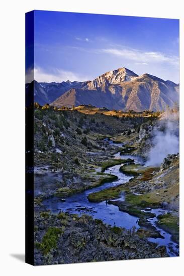 USA, California, Sierra Nevada Mountains. Sunrise on geothermal area of Hot Creek.-Jaynes Gallery-Premier Image Canvas