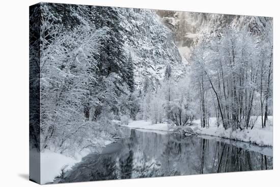 USA, California, Yosemite National Park. Winter Landscape of Merced River-Jaynes Gallery-Premier Image Canvas