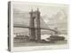 Usa, Cincinnati, Bridge over Ohio River from Nouvelle Geographie Universelle by Elisee Reclus-null-Premier Image Canvas