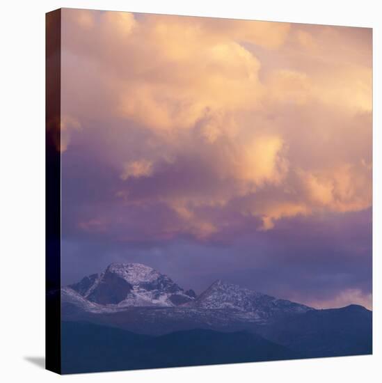 USA, Colorado. Long's Peak at sunset in Rocky Mountain National Park.-Anna Miller-Premier Image Canvas