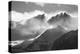 USA, Colorado, San Juan Mountains. Black and white of winter mountain landscape.-Jaynes Gallery-Premier Image Canvas