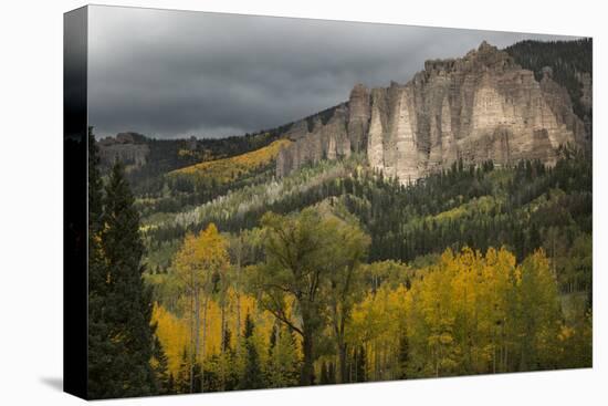 USA, Colorado, San Juan Mountains. Storm Clouds over Mountain-Don Grall-Premier Image Canvas