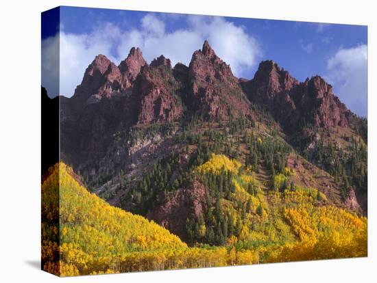 USA, Colorado, White River National Forest, Maroon Bells Snowmass Wilderness-John Barger-Premier Image Canvas