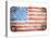 Usa Flag On Metal Texture-donatas1205-Stretched Canvas