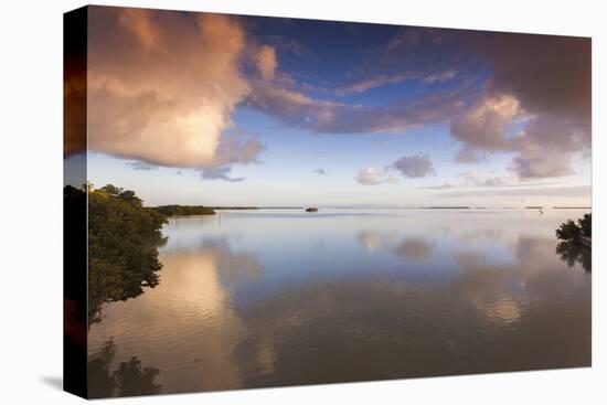 USA, Florida, Everglades, Flamingo, Sunset View of Florida Bay-Walter Bibikow-Premier Image Canvas