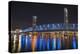 Usa, Florida, Jacksonville, Main Street Bridge across the St. John's River-Joanne Wells-Premier Image Canvas